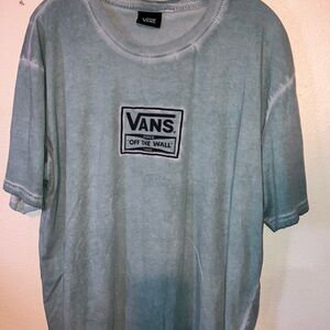 Vans Super Soft Washed Blue Tee with Logo‎ XL